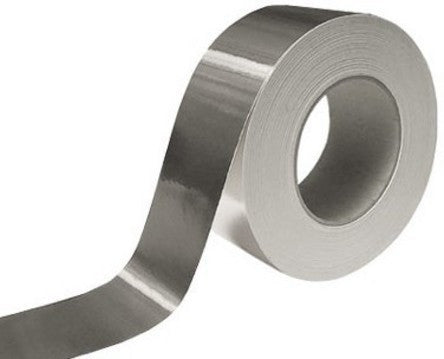 50 mm x 20 m papel aluminio adhesivo cinta adhesiva de aluminio, resistente  a llamas y altas temperaturas cinta aislante autoadhesiva : :  Bricolaje y herramientas