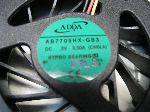 VENTILADOR INTERNO TOSHIBA L755 L755D 3 PIN AB7705HX-GB3