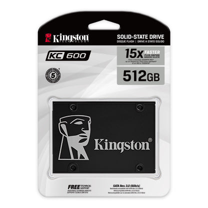HD INTERNO 512GB 2.5" SSD KINGSTON KC600 SKC600/512G