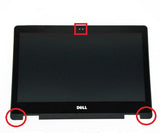 PANTALLA DELL INSPIRON 5368 5378 13.3 Full HD FHD + TACTIL ADHERIDO SLIM / FINA CONECTOR ABAJO IZQUIERDA FULL HD P/LAPTOP / COBERTOR REDONDO ÚNICAMENTE** ¡NOTA: SE VENDE SOLO INSTALADA EN NUESTRO TALLER! **