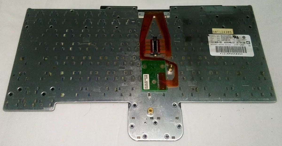 TECLADO USADO  LENOVO IBM THINKPAD T20 T21 T22.P/N 02K4951 FRU: 02K4970