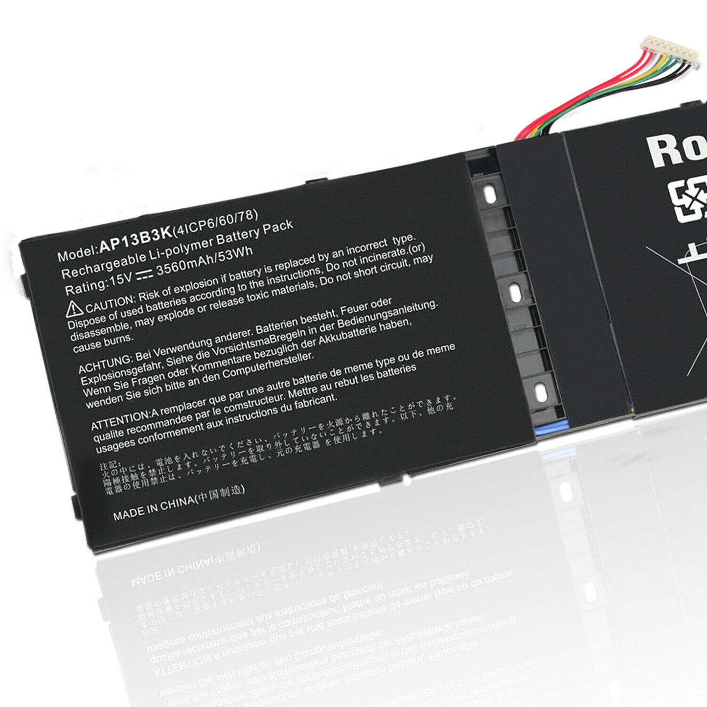 BATERIA ACER V5-572P V5-573 V5-573G V5-573P R7-571 AP13B3K AP13B8K 4 CELDAS HOMOLOGADA