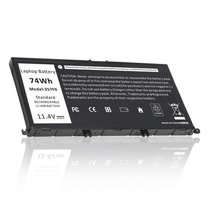BATERIA DELL INSPIRON 15 5576 5577 7566 7567 7557 7559 71JF4 357F9 3 CELDAS HOMOLOGADA