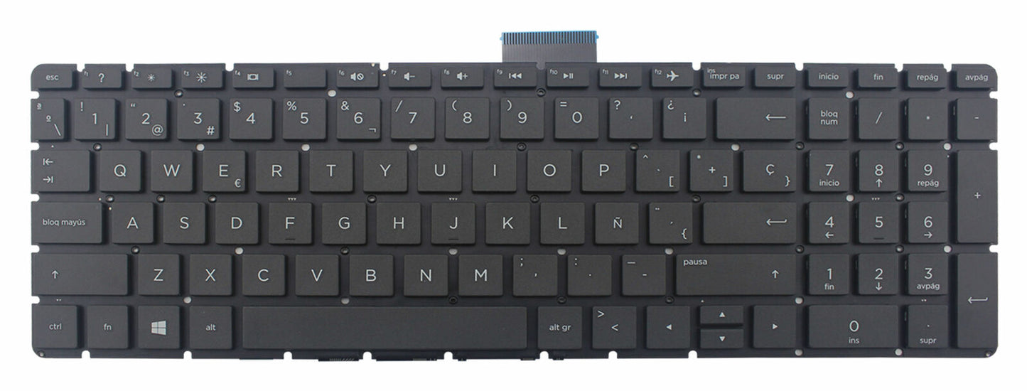 TECLADO HP COMPAQ FLEX LARGO 15-BS000 15-AE000 15-AS000 15-AH000 15-BC000 15-BW000 15 Z-EF2000 15-DY 15T-DY SIN FRAME CON NUMERICO