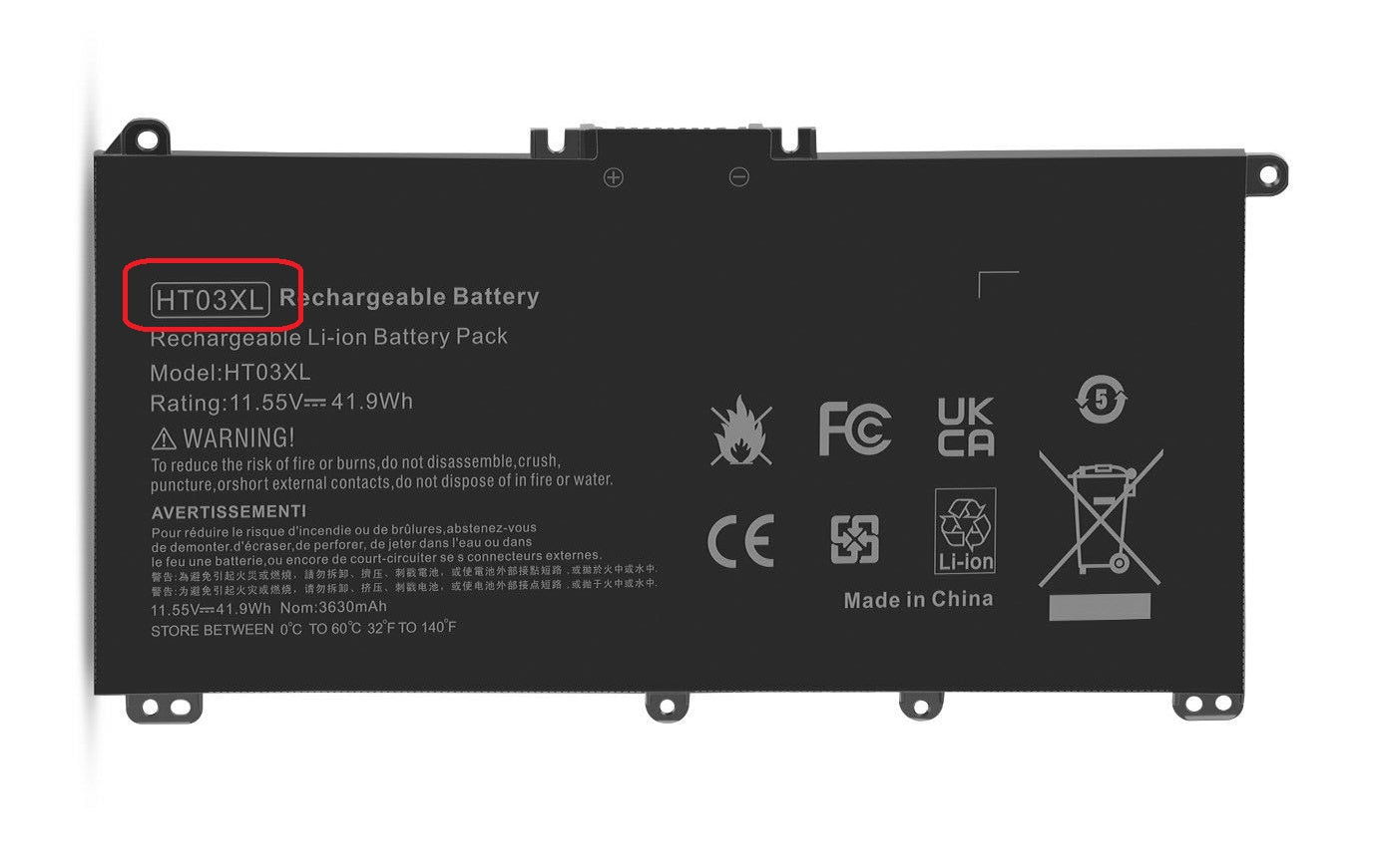 BATERIA HP 240 G7 14-CE 14-CF 15-CS 15-DA L11119-855 HT03XL | HOMOLOGADA