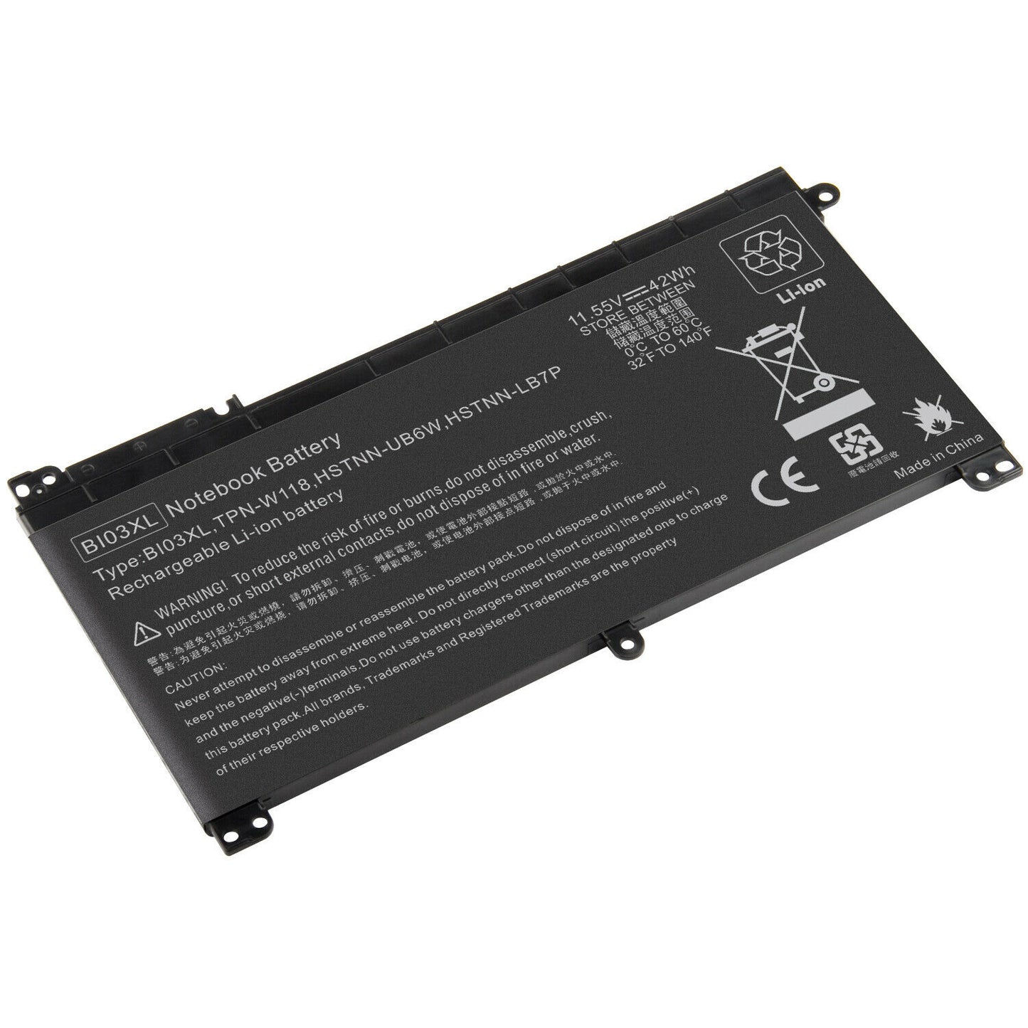 BATERIA HP 14-AX000 13-U000 M3-U000 ON03XL BI03XL 3 CELDAS | HOMOLOGADA