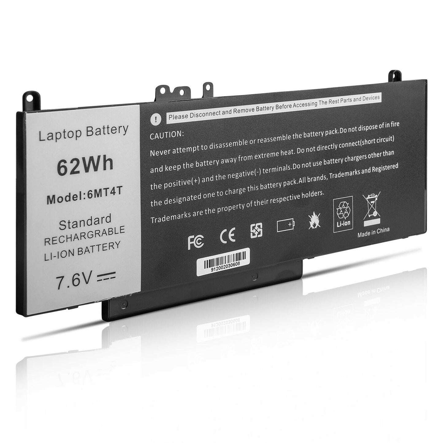 BATERIA DELL LATITUDE E5450 E5470 E5570 | 7.6V | 62WH | 4 CELDAS  | 6MT4T