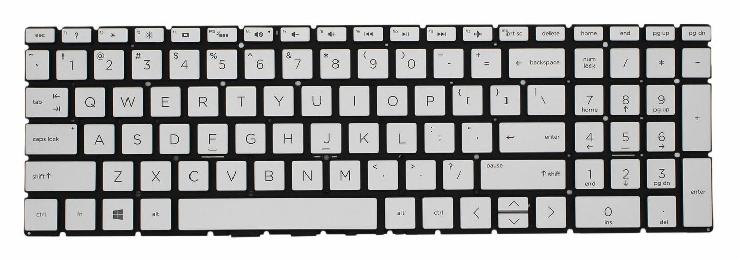 TECLADO HP COMPAQ FLEX LARGO 15-BS000 15-AE000 15-AS000 15-AH000 15-BC000 15-BW000 15 Z-EF2000 15-DY 15T-DY SIN FRAME CON NUMERICO