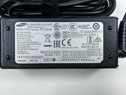 CARGADOR ACER Y SAMSUNG 40W / 19V / 2.1A / 3.0 X 1.0MM y 1.1MM