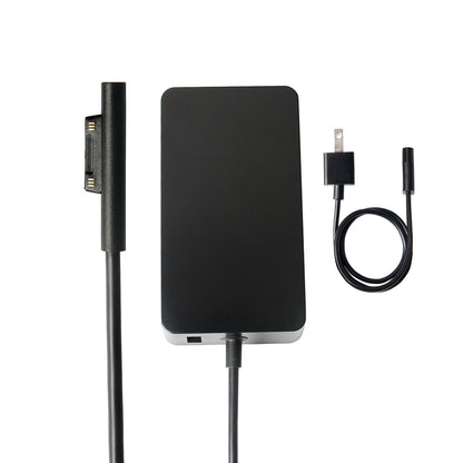 CARGADOR MICROSOFT SURFACE PRO 3 / PRO 4 / 1706 / 1625 / LW-SF-65W / 60W / 5W (USB 2.0 ADICIONAL) / 15V 4.0A / 5V 1A |