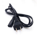 CABLE ENERGIA AC DE 2 PINES PARA CARGADORES TV ELECTRODOMESTICOS