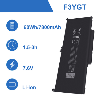 BATERIA DELL LATITUDE E7280 E7380 | F3YGT | HOMOLOGADA | F3YGT