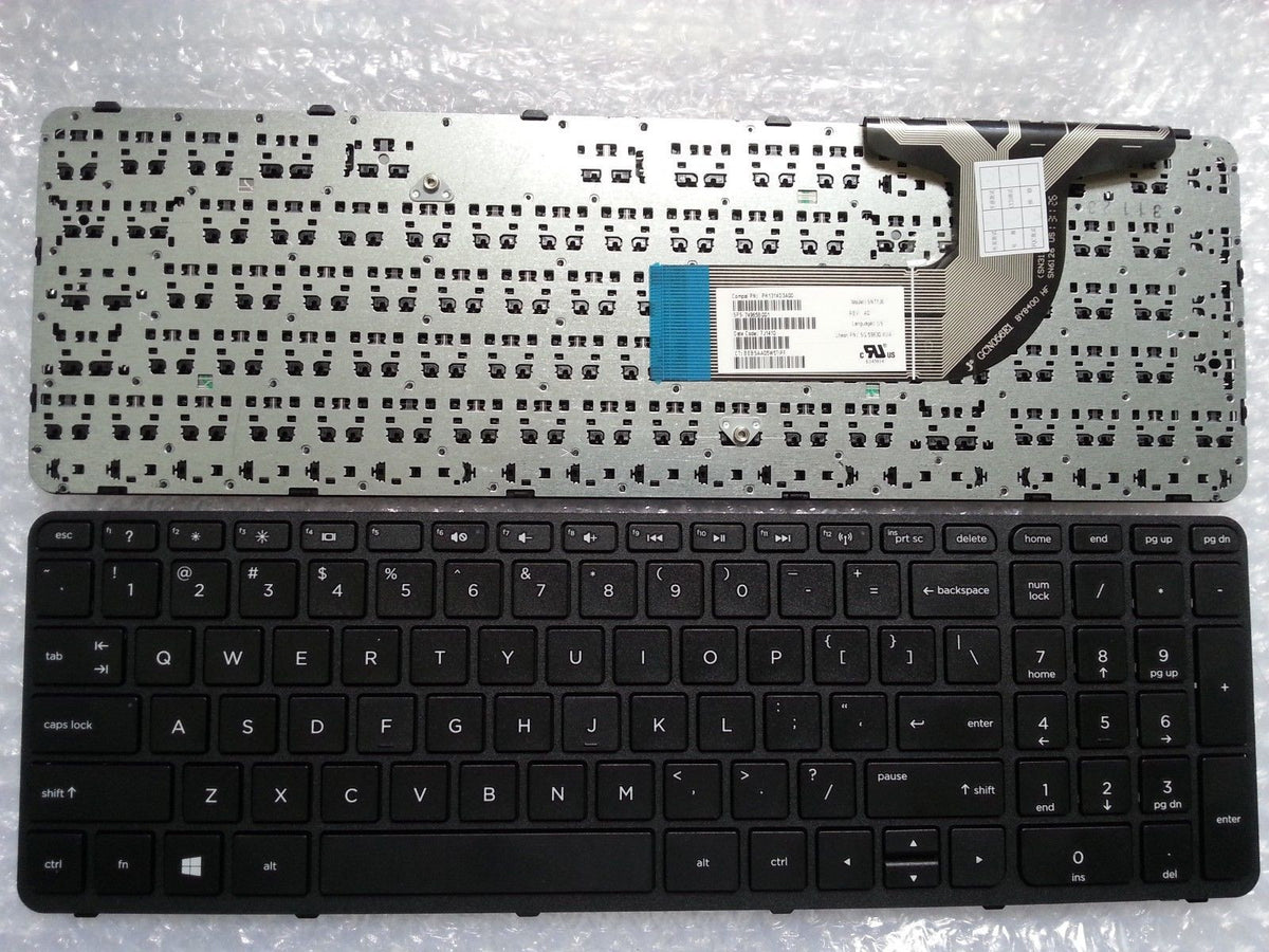 TECLADO HP COMPAQ 15- (SERIE 15-A. 15-E.15- F. 15-G. 15-H. 15-N. 15-R) 245 250-G3 255-G3 256-G3 CON NUMERICO