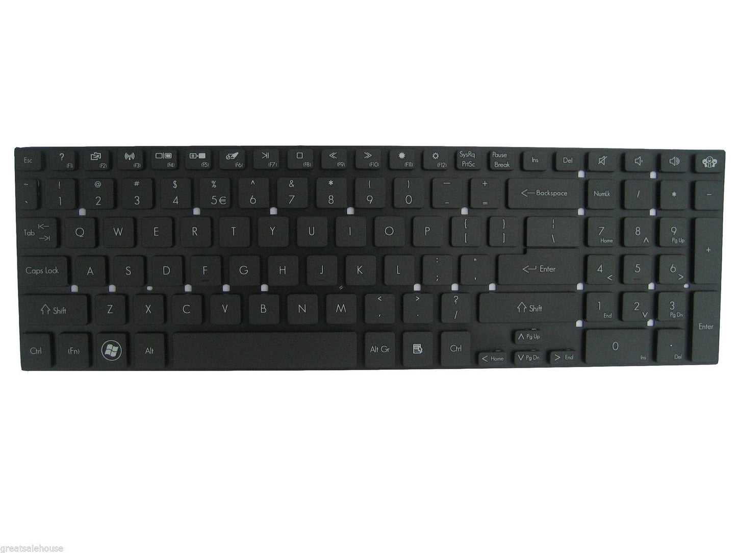 TECLADO GATEWAY NV52L NV55S NV56R NV57H NV75S NV76R NV77H SIN FRAME
