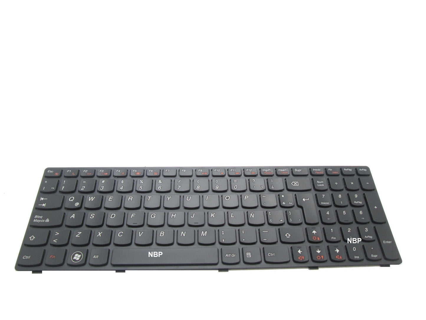 TECLADO LENOVO IBM Z570 V570 B570 B570A B570G B575 B590 CON FRAME NEGRO
